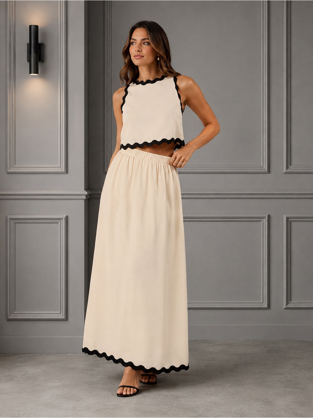 Petal & Pup Skirt Set Medium B1567